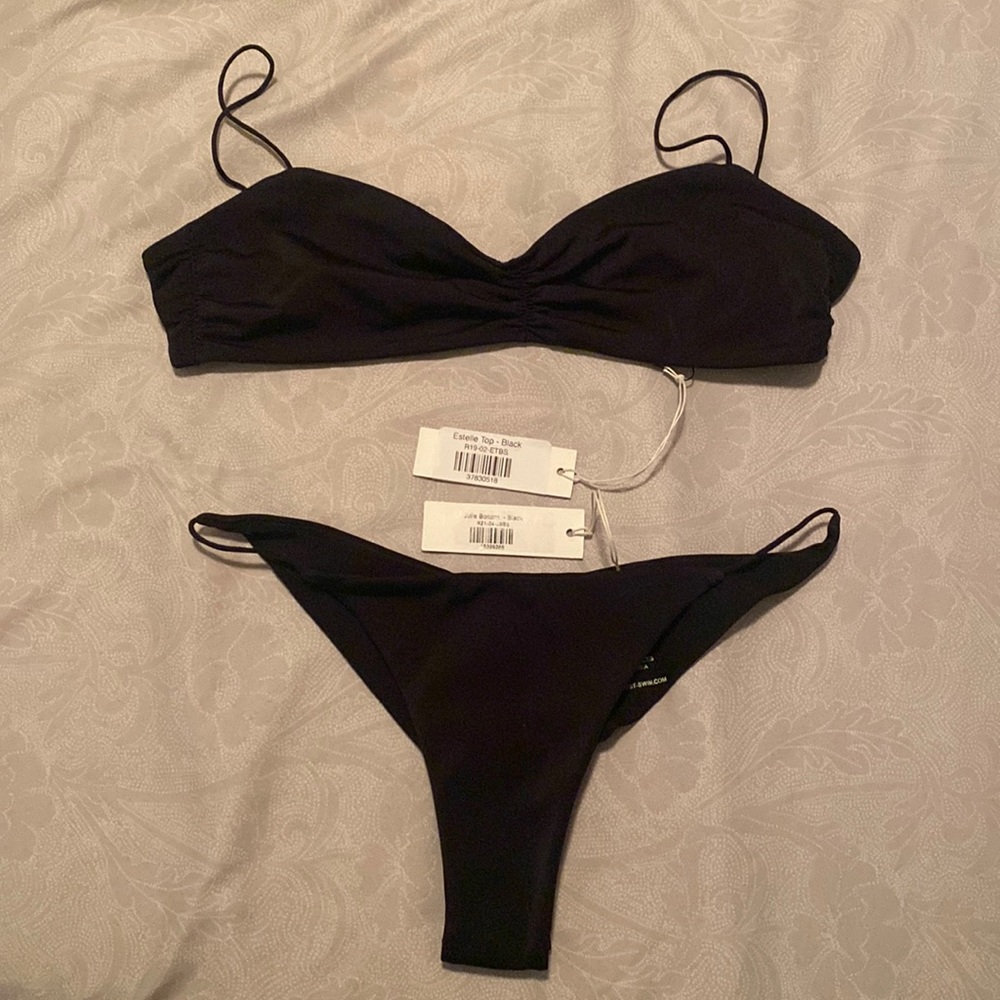 Wanderlust Black Bikini small NWT